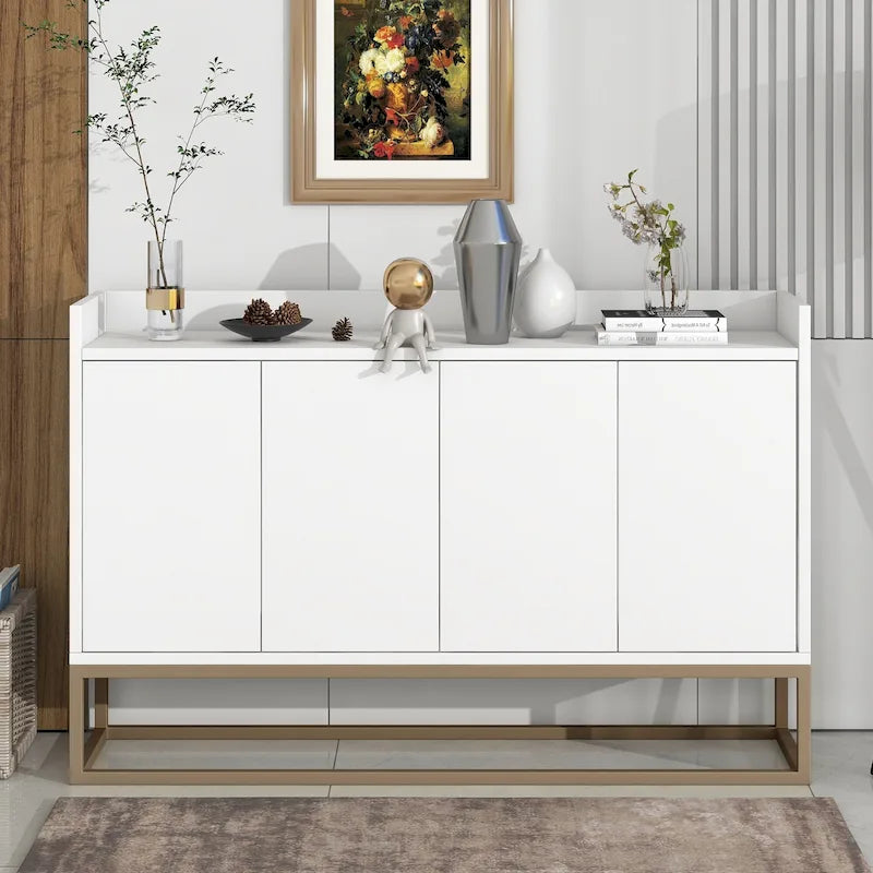 Kitchen Buffet Sideboard Coffee Bar Cabinet Accent Storage Cabinet Server Table-28