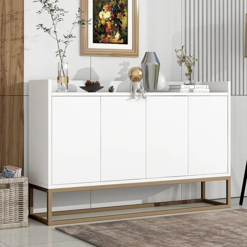 Kitchen Buffet Sideboard Coffee Bar Cabinet Accent Storage Cabinet Server Table-13