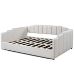 Full Size Upholstered Daybed with Underneath Storage