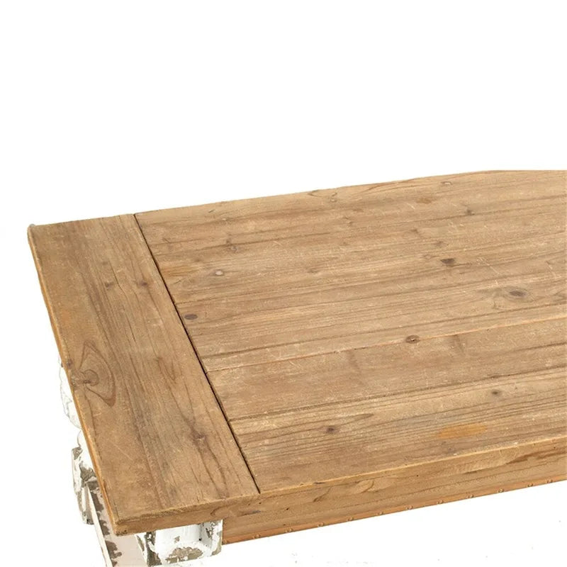 Rectangle Coffee Wooden Coffee Table,French Country Coffee Table-7