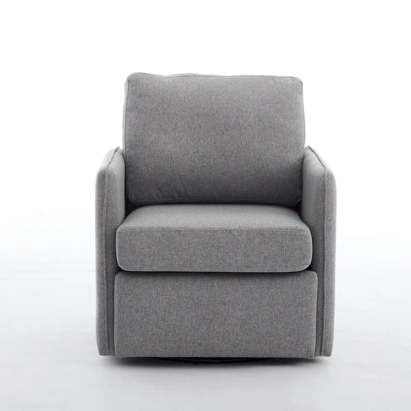 Linen Swivel Accent Chair