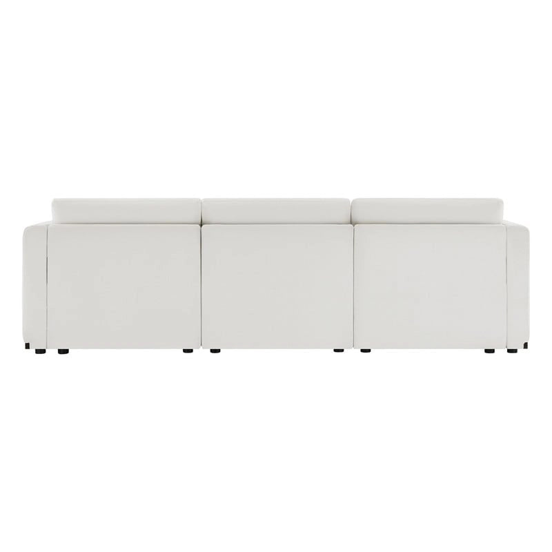 Gray Modular Sectional Sofa - 3-7 Seater with Storage Ottoman-16