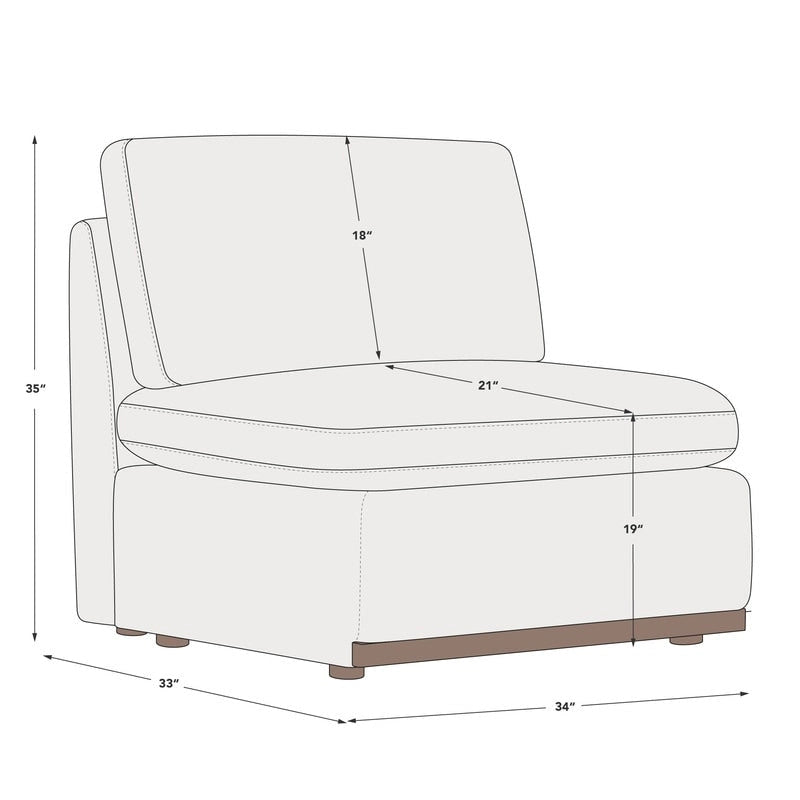 Gray Modular Sectional Sofa - 3-7 Seater with Storage Ottoman-28