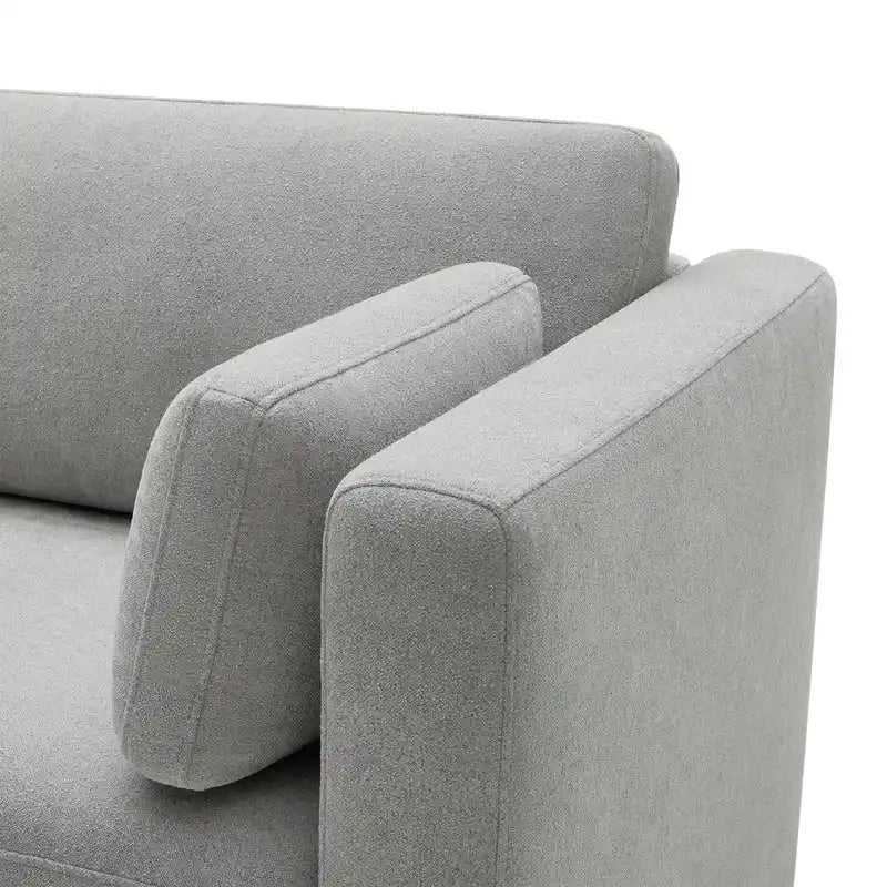 Gray Modular Sectional Sofa - 3-7 Seater with Storage Ottoman-33